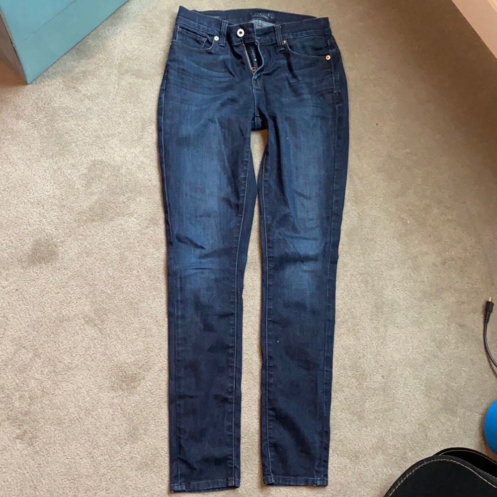 Dark blue skinny jeans
